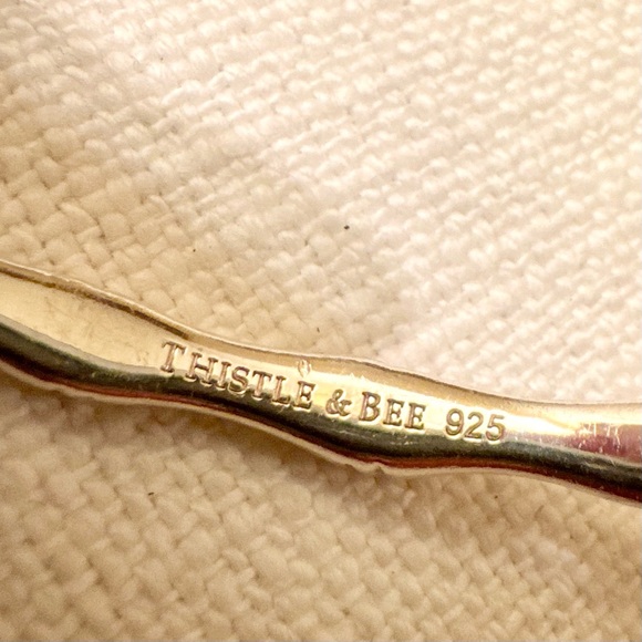 Thistle And Bee Sterling 925 Silver Stackable Bangle Bracelets (Set of Three) - Picture 12 of 16